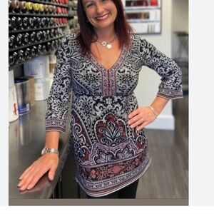 WHBM Paisley mini dress or tunic size M